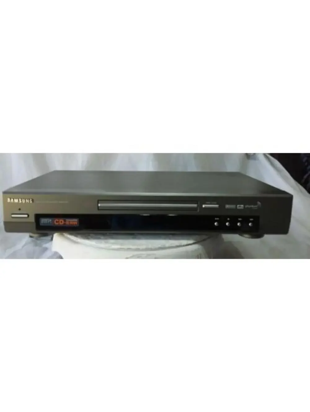 Samsung DVD-S221 Progressive Scan DVD CD Player Silver Fully Tested Working
